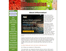 Tablet Screenshot of aboutinflammation.com